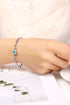 S925 silver cultured Paraiba bracelet W (JL2053Y)