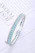 S925 silver cultured Paraiba bracelet A (JB005Y)