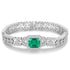 S925 Silver Cultured Emerald Bracelet W (JSEGL182Y)
