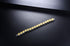 S925 Silver Yellow Shimmering Diamond Zircon Heart-Shaped Bracelet A (HHSY92003-C)