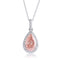 PT950 Cultured Colorful Diamond Necklace (PN2388 Platinum)