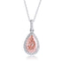 PT950 Cultured Colorful Diamond Necklace (PN2388 Platinum)