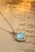 PT950 Cultivation Diamond Cultivation Paraiba pendant (Without chain) (NSAB1819 Platinum)