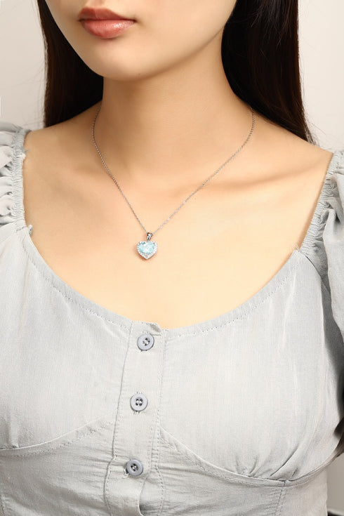 PT950 Cultivation Diamond Cultivation Paraiba pendant (Without chain) (NSAB1819 Platinum)