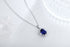 PT950 Cultivation Diamond Cultivation Blue Treasure Pendant (without chan) (POSN586 Platinum)