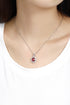 PT950 Cultivated Diamond Cultivated Rubberstone Pendant (Chain not included) (PN103 Platinum)