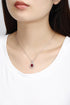 PT950 Cultivated Diamond Cultivated Rubberstone Pendant (Chain not included) (PN103 Platinum)