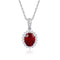 PT950 Cultivated Diamond Cultivated Rubberstone Pendant (Chain not included) (JRURN088 Platinum)