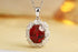 PT950 Cultivated Diamond Cultivated Rubberstone Pendant (Chain not included) (POSN586)