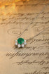 PT950 Cultivated Diamond Cultivated Emerald necklace A (JSEGR232A Platinum)