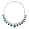 S925 Silver-Green Nano Necklace A (JN2150Y)