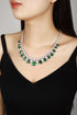 S925 Silver-Green Nano Necklace A (JN2150Y)