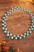 S925 Silver-Green Nano Necklace A (JSEGN2148Y)