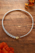 S925 Silver Imitation Yellow diamond necklace (PPSYN535Y)