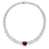 S925 Silver Cultivated Ruby Necklace W (JRUREN534Y)
