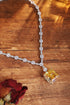 S925 Silver Yellow Flash Diamond Ledean Zircon Large Set Chain W (JN2096Y)