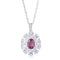 S925 Silver Natural Garnet Necklace W (JN105Y)