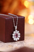 S925 Silver Natural Garnet Necklace W (JN105Y)