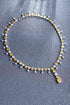 S925 Silver Yellow Imitation Diamond Radine Luxory Large Set Chain A (NRSY09027)