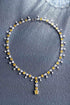 S925 Silver Yellow Imitation Diamond Radine Luxory Large Set Chain A (NRSY09027)