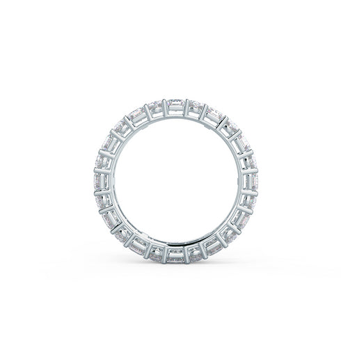 Luxurious Pave Lab Grown Diamond White Gold Ring IGI Certified Oval Emerald Shape Lab Created Diamond Wedding Ring Fine Jewelry