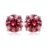 S925 silver zircon earrings 0.6g
